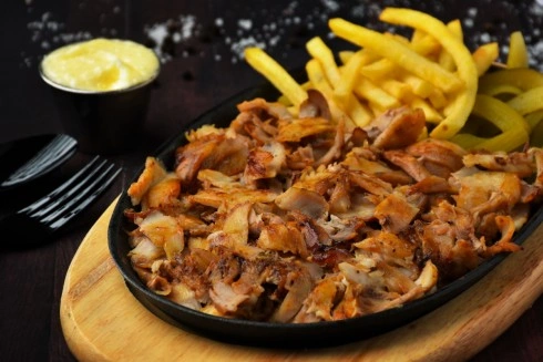 صحن شاورما دجاج